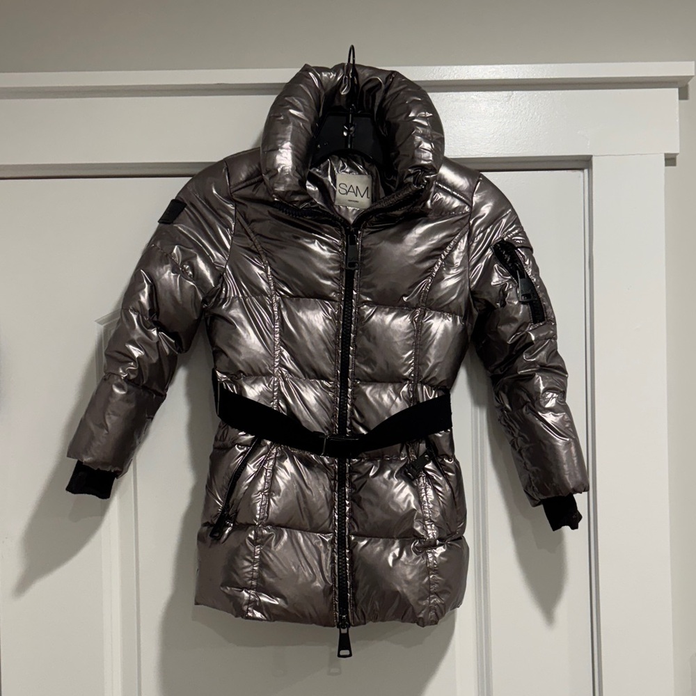SAM. Metallic Puffer Jacket for Kids